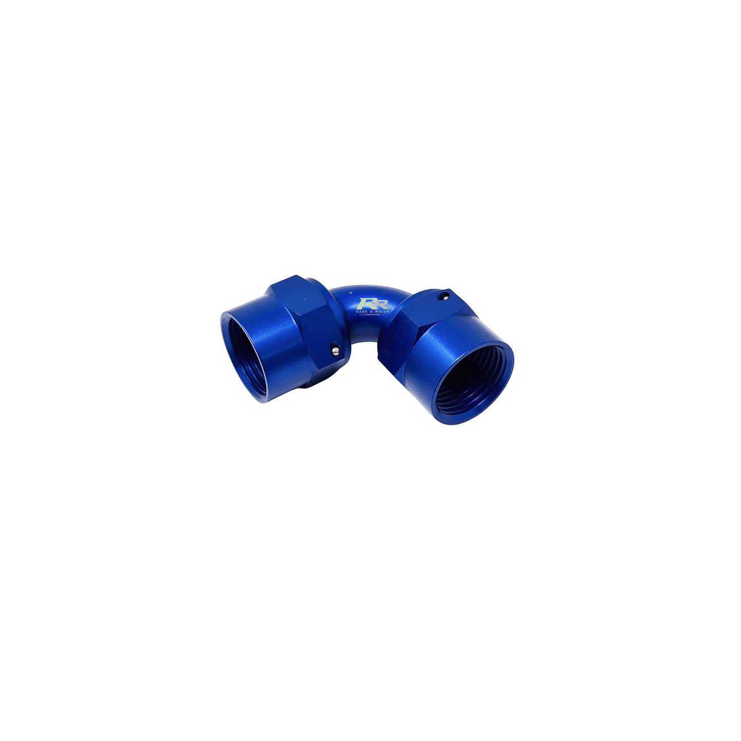 90° swept female to female swivel adaptor - JIC