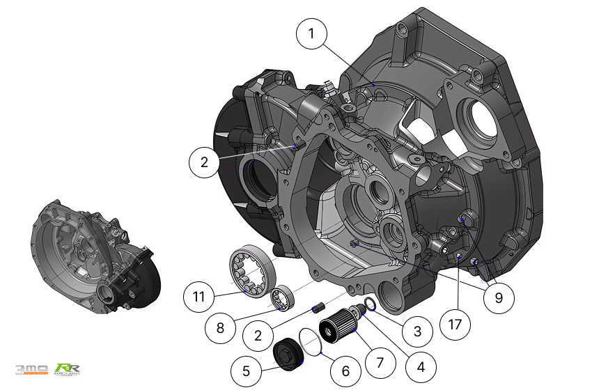 ETV-R Clutch Housing