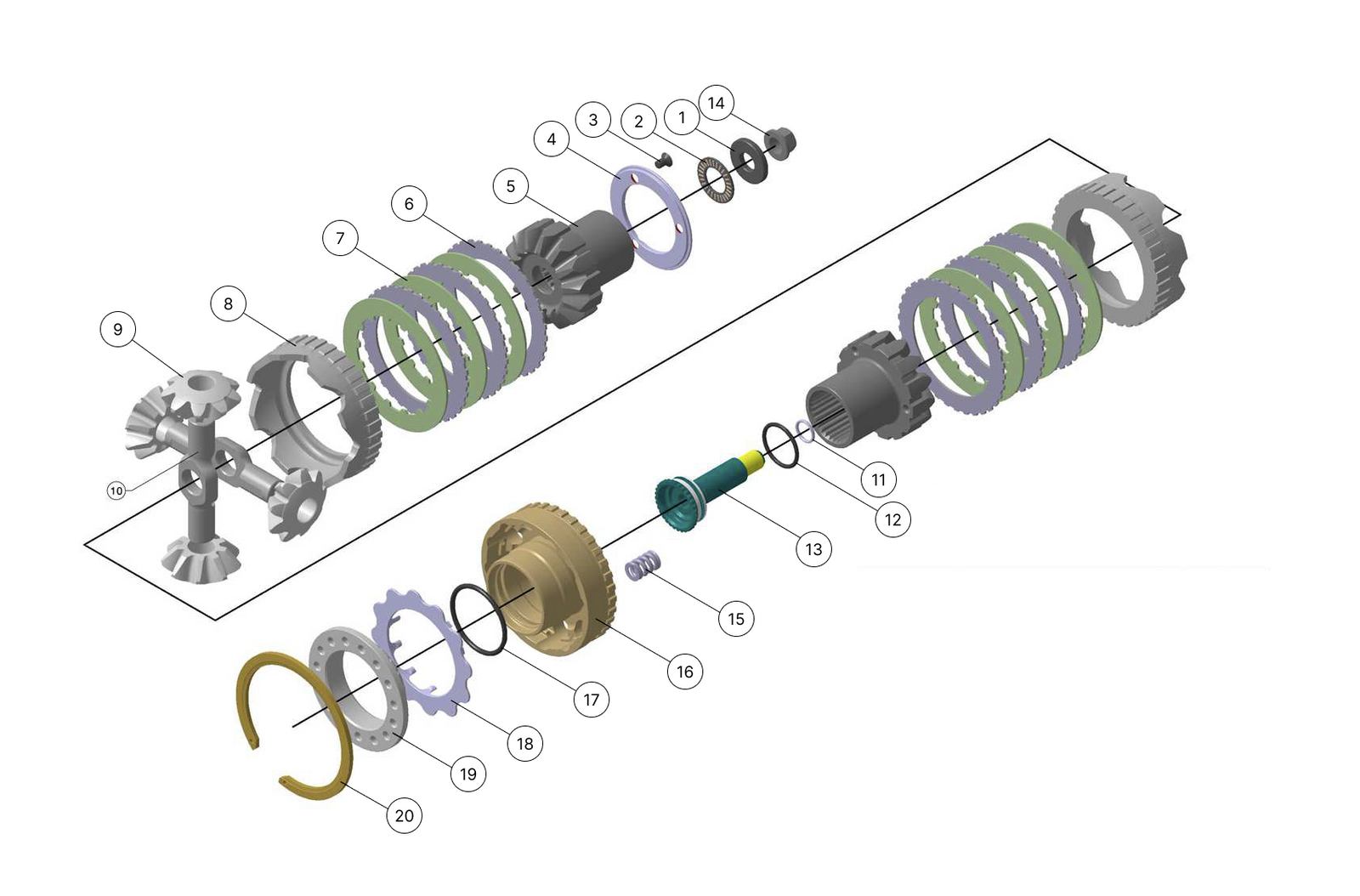 5B - Differential Mechanism - Race and Rally