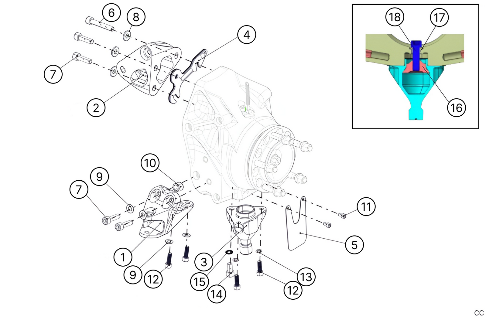 E13 - Front Upright - Tarmac