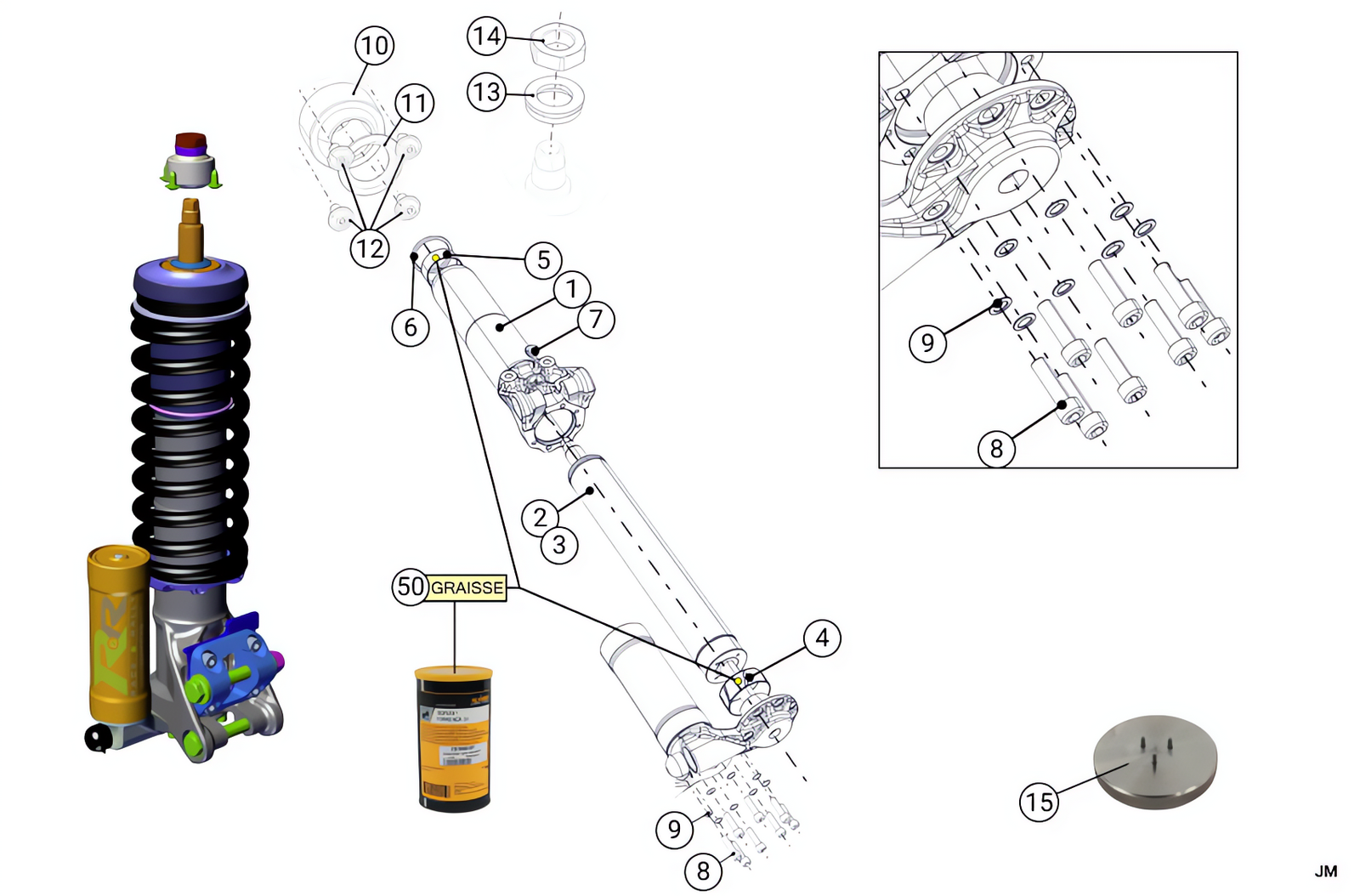 E14 - Front Suspension - Race and Rally