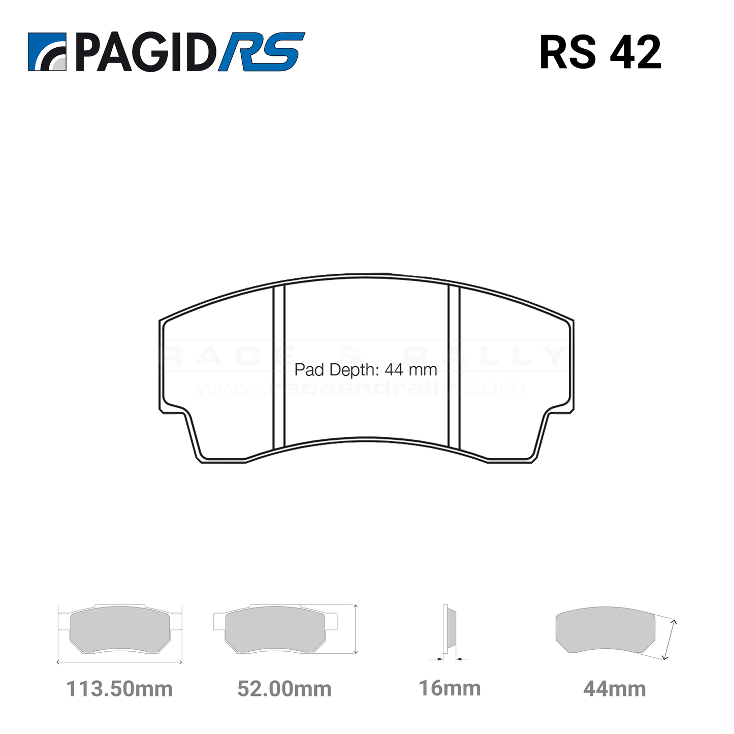 Pagid 2127 - RS 42 Brake Pads