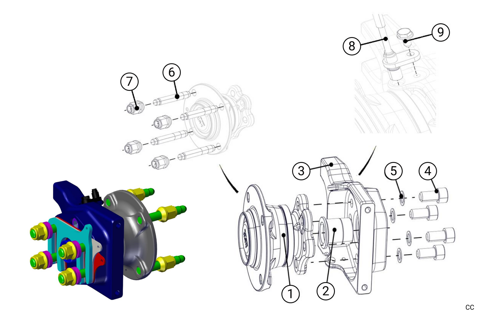 E24 - Rear Hub Carrier - Race and Rally