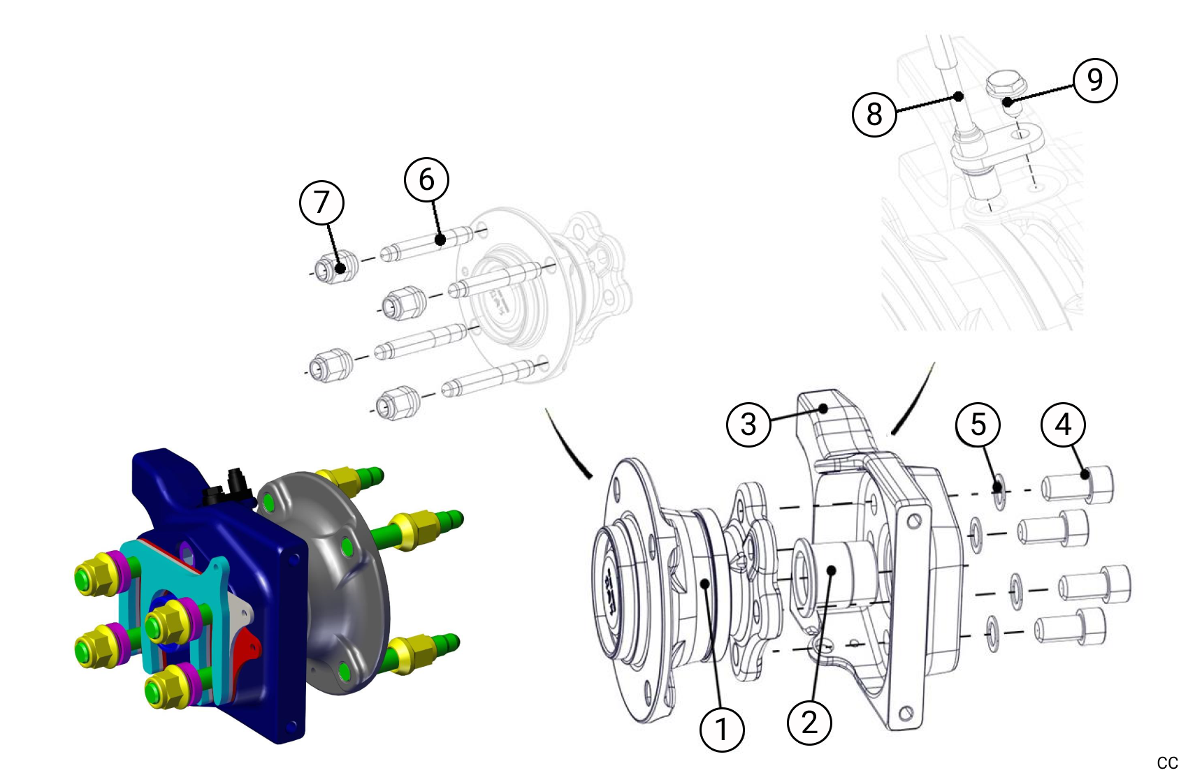 E24 - Rear Hub Carrier - Race and Rally