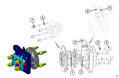 E24 - Rear Hub Carrier - Race and Rally