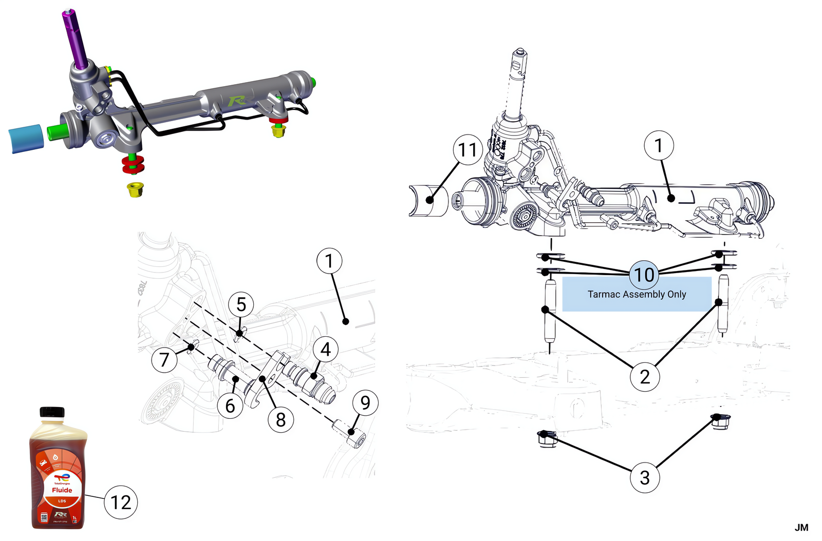 E41 - Steering Rack - Race and Rally