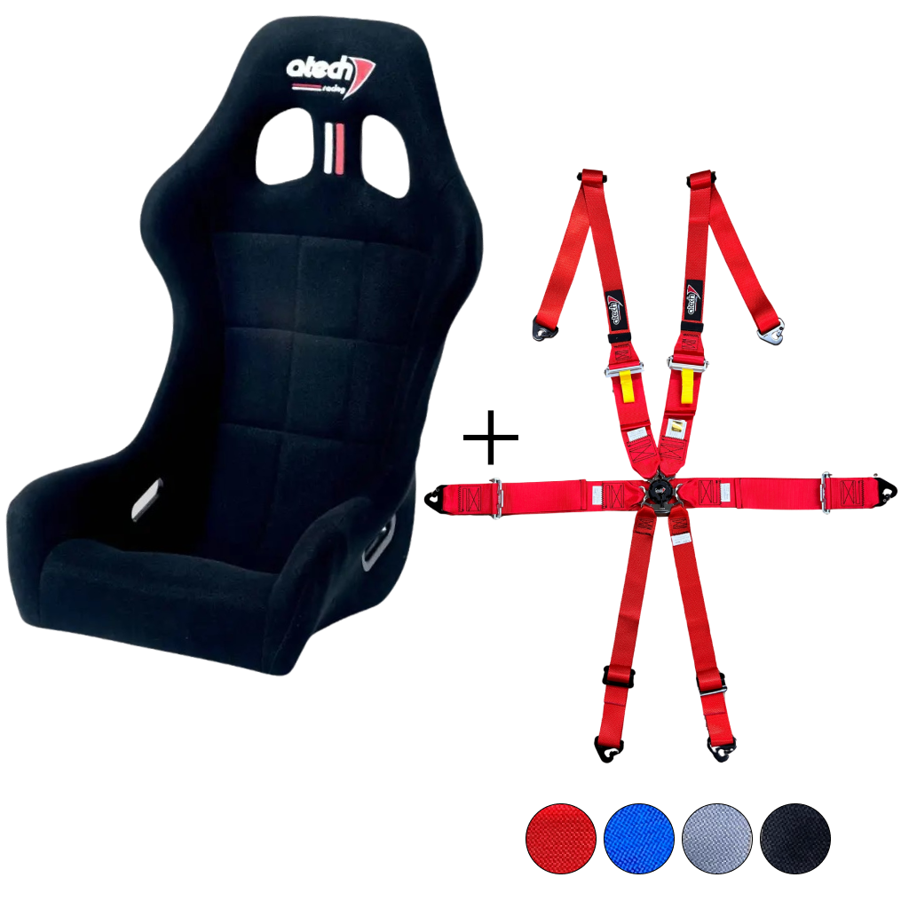 Atech Easy Racing Seat & Harness Bundle