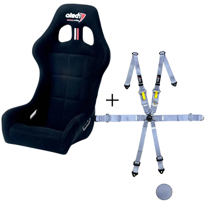 Atech Easy Racing Seat & Harness Bundle