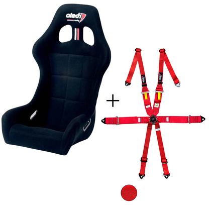 Atech Easy Racing Seat & Harness Bundle