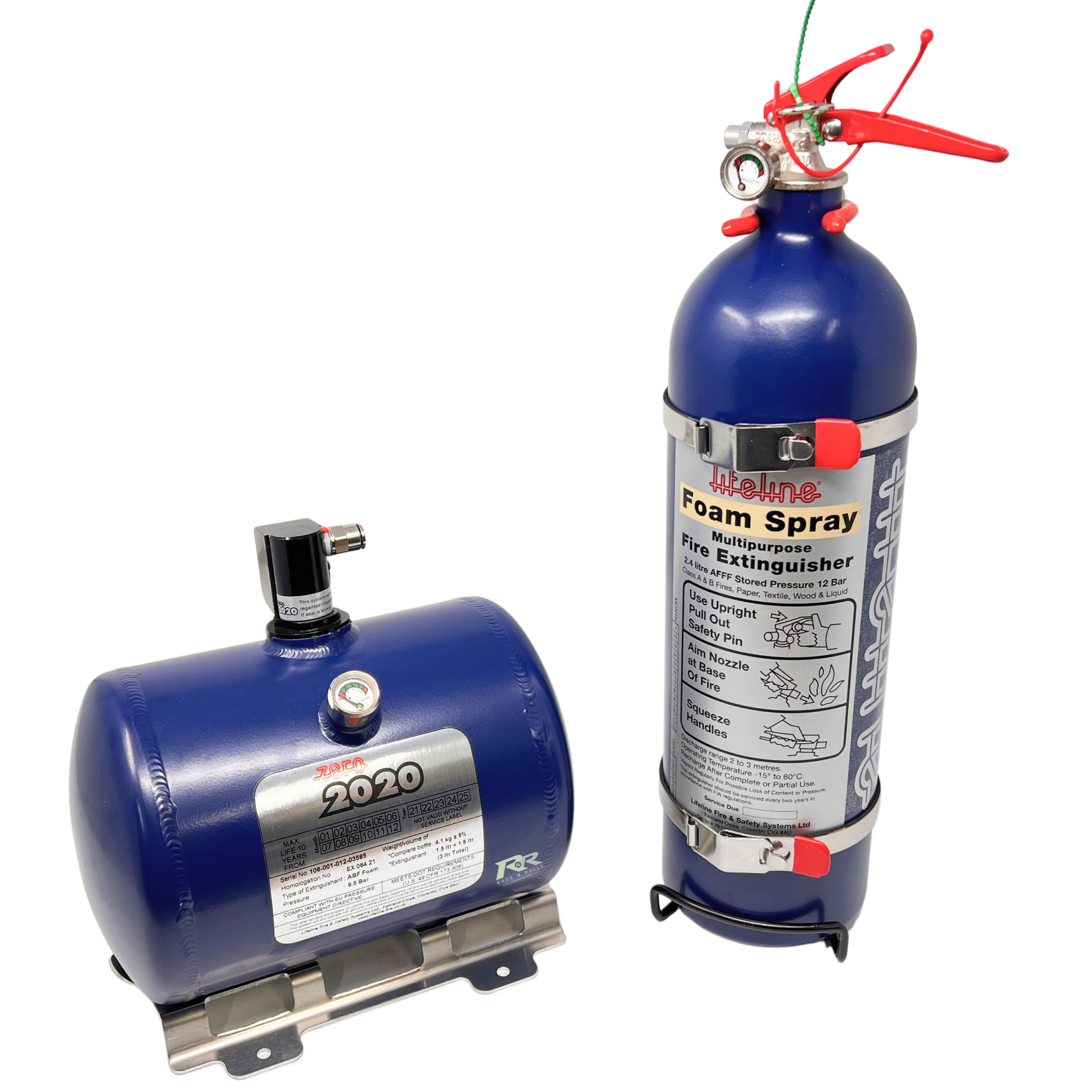 Lifeline Zero 2020 3Ltr Electrical Rally Package with 2.4Ltr Hand Held - Race and Rally Exclusive - Race and Rally