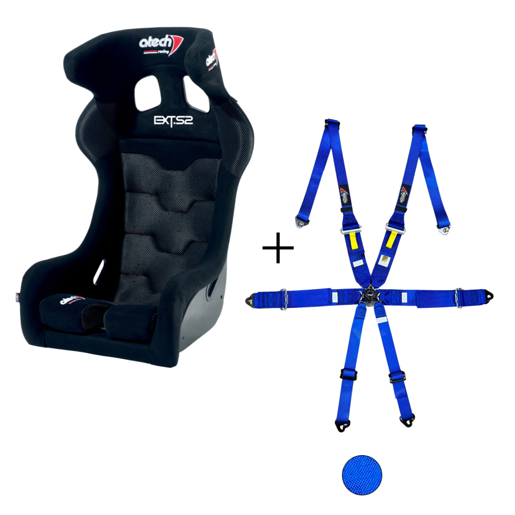 Atech Extreme S2 Seat & Harness Bundle - Race and Rally