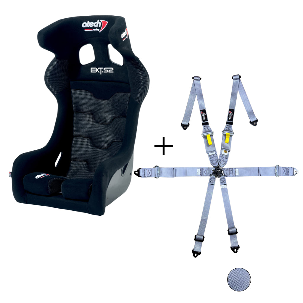 Atech Extreme S2 Seat & Harness Bundle - Race and Rally
