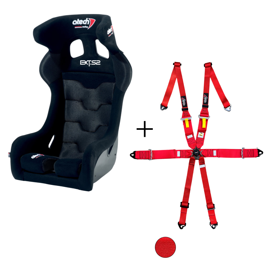 Atech Extreme S2 Seat & Harness Bundle - Race and Rally