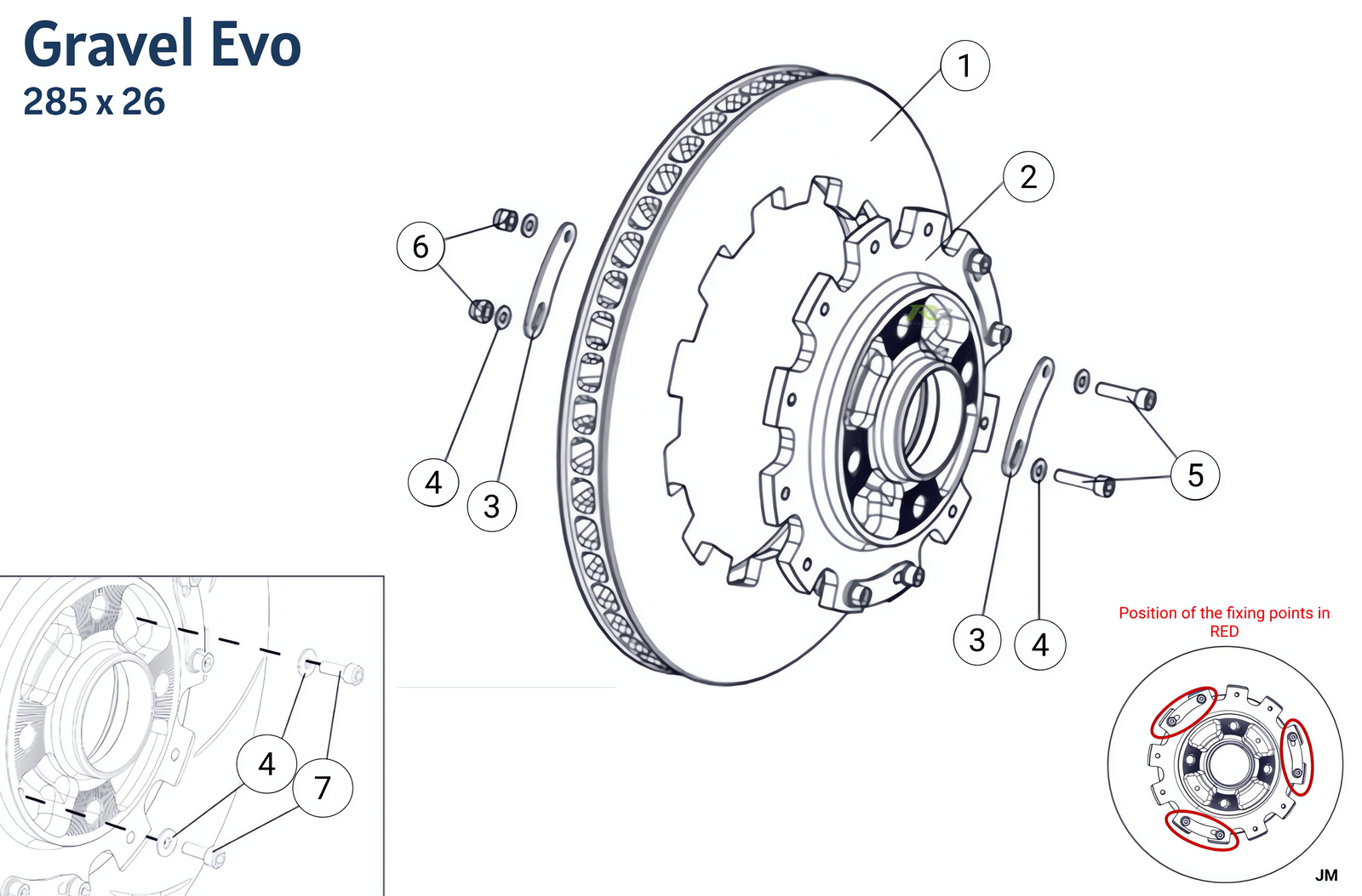 F11 - Front Brake Disc - Gravel Evo - Race and Rally