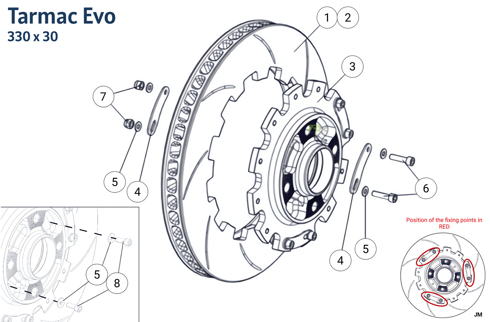 F11 - Front Brake Disc - Tarmac Evo - Race and Rally