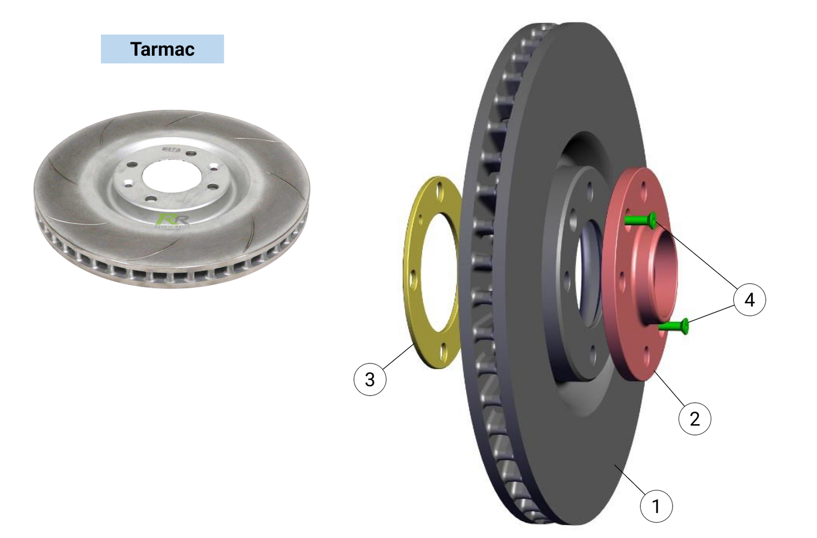 F11 - Front Brake Disc - Tarmac - Race and Rally