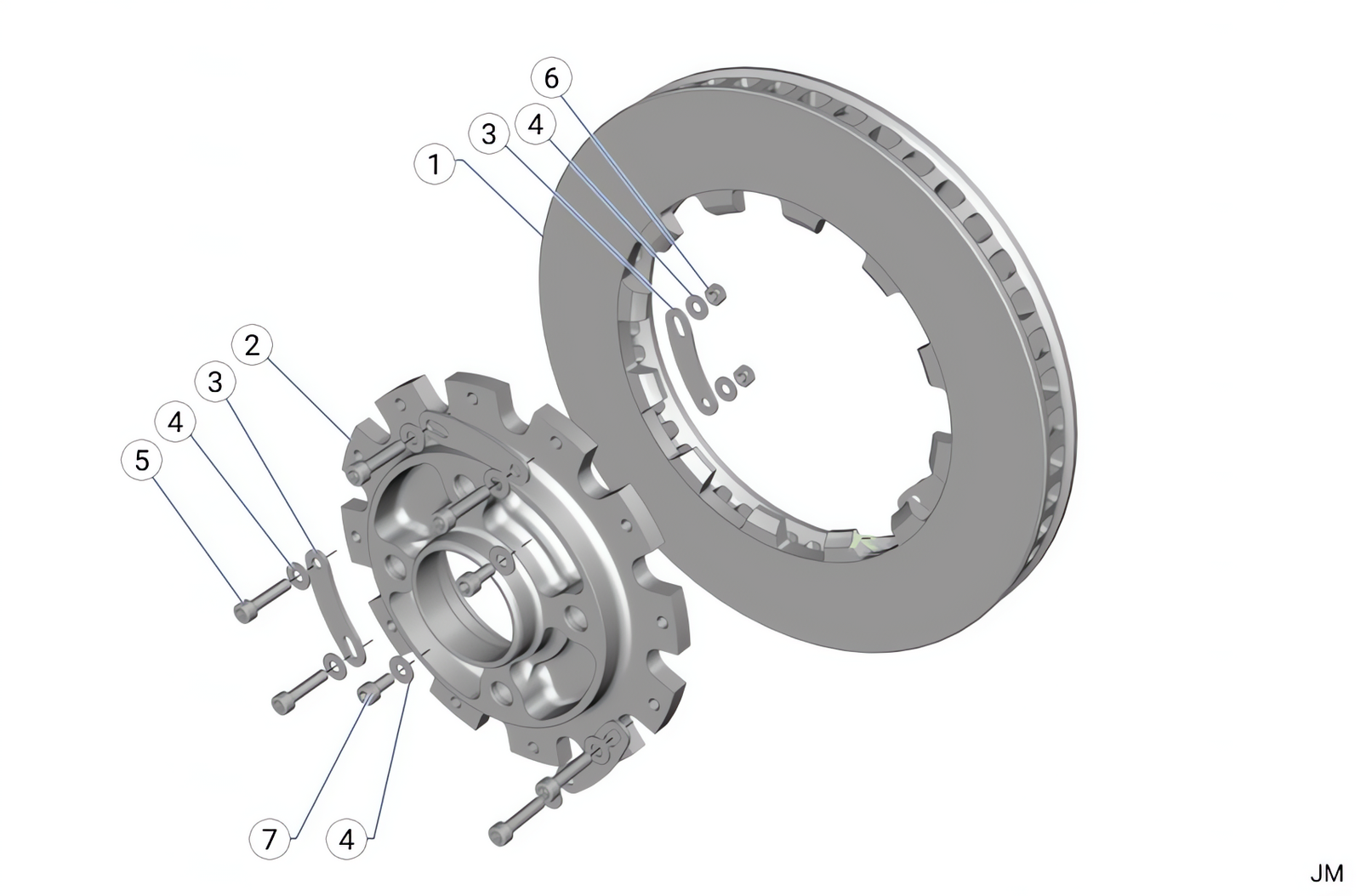 F11 - Front Brake Disc - Tarmac - Race and Rally