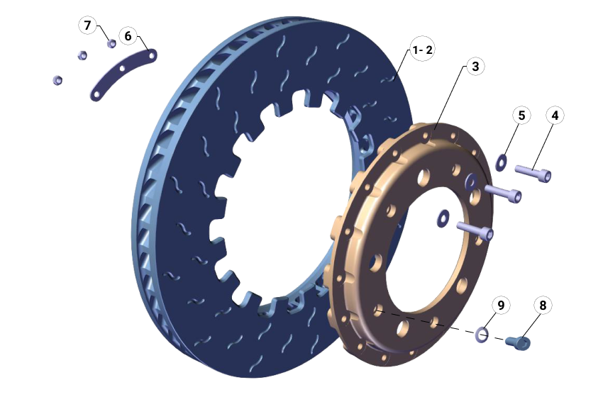 F11 - Front Brake Disc - Race and Rally