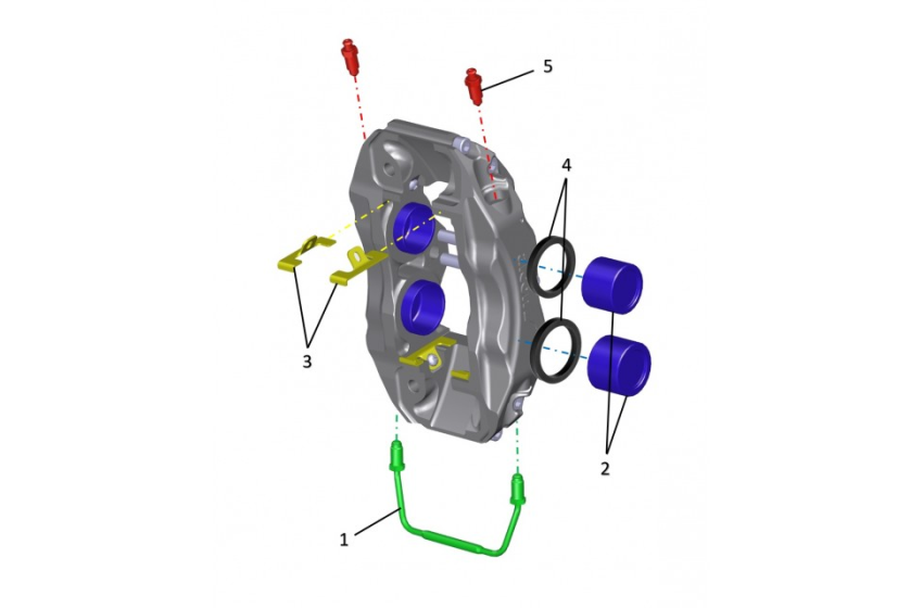 Front Caliper Rebuild Kit (Kits & Options) - Race and Rally