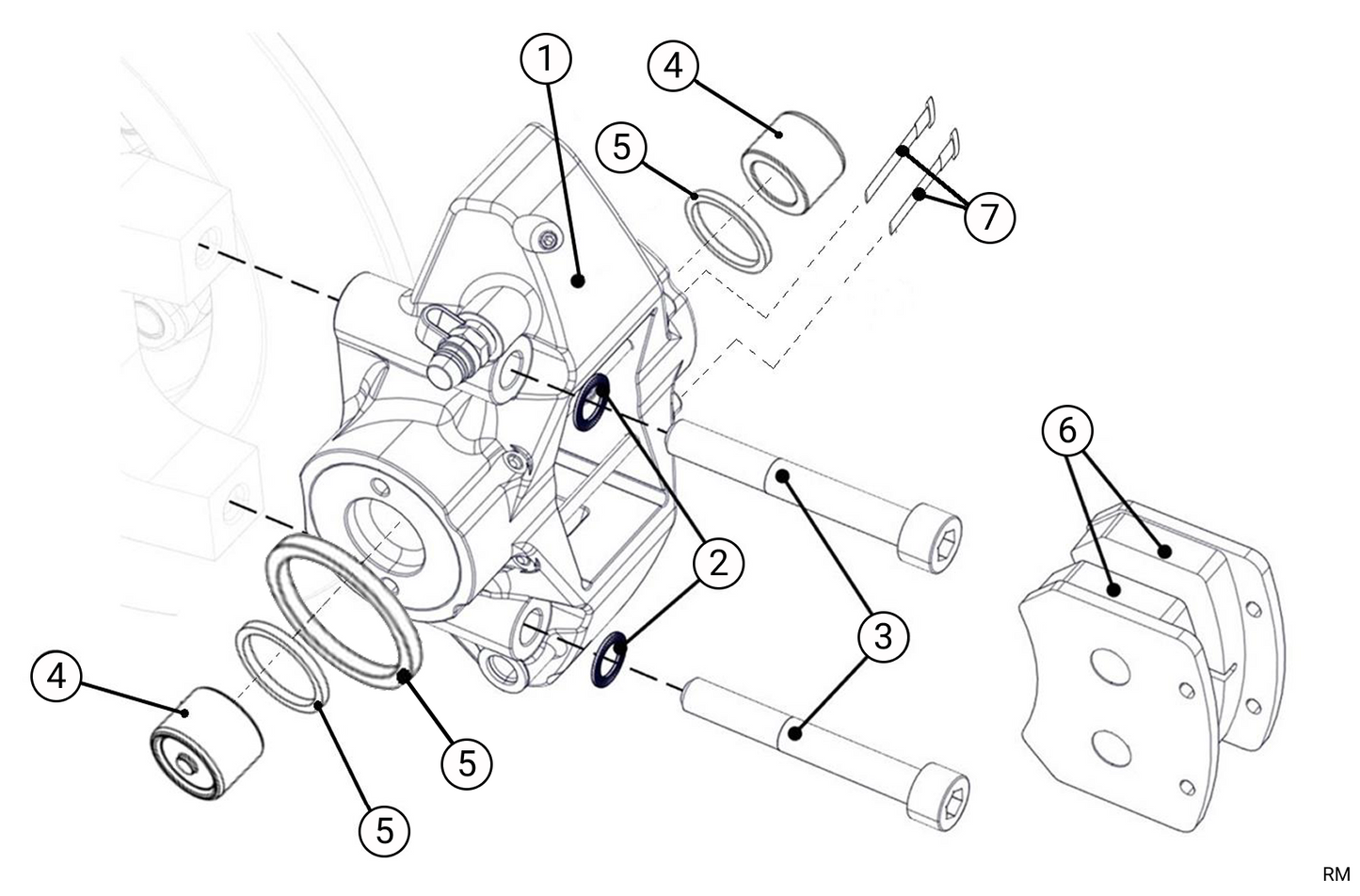F40 - Rear Brake Calipers - Race and Rally