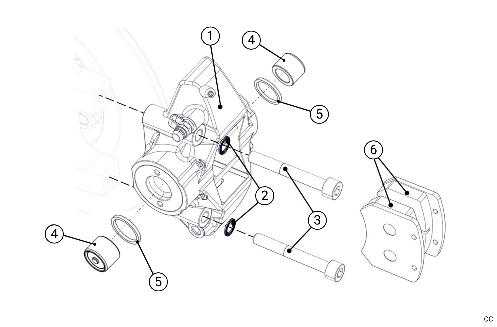 F40 - Rear Brake Calipers - Race and Rally