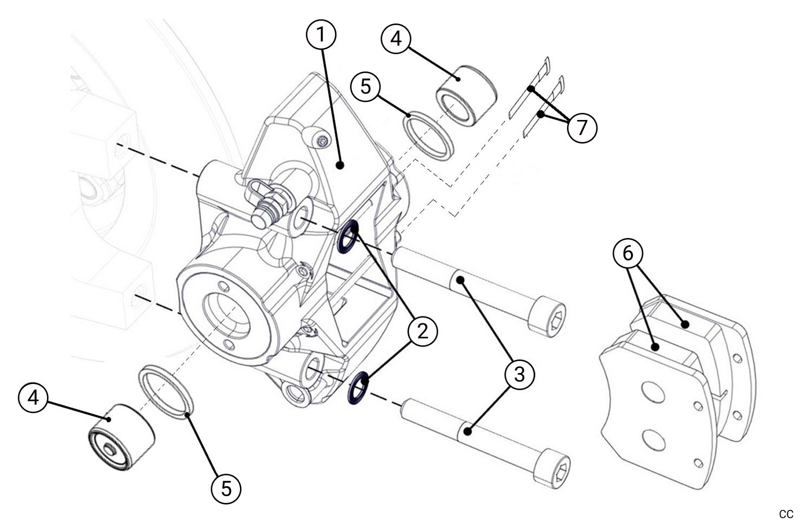 F40 - Rear Brake Calipers - Race and Rally