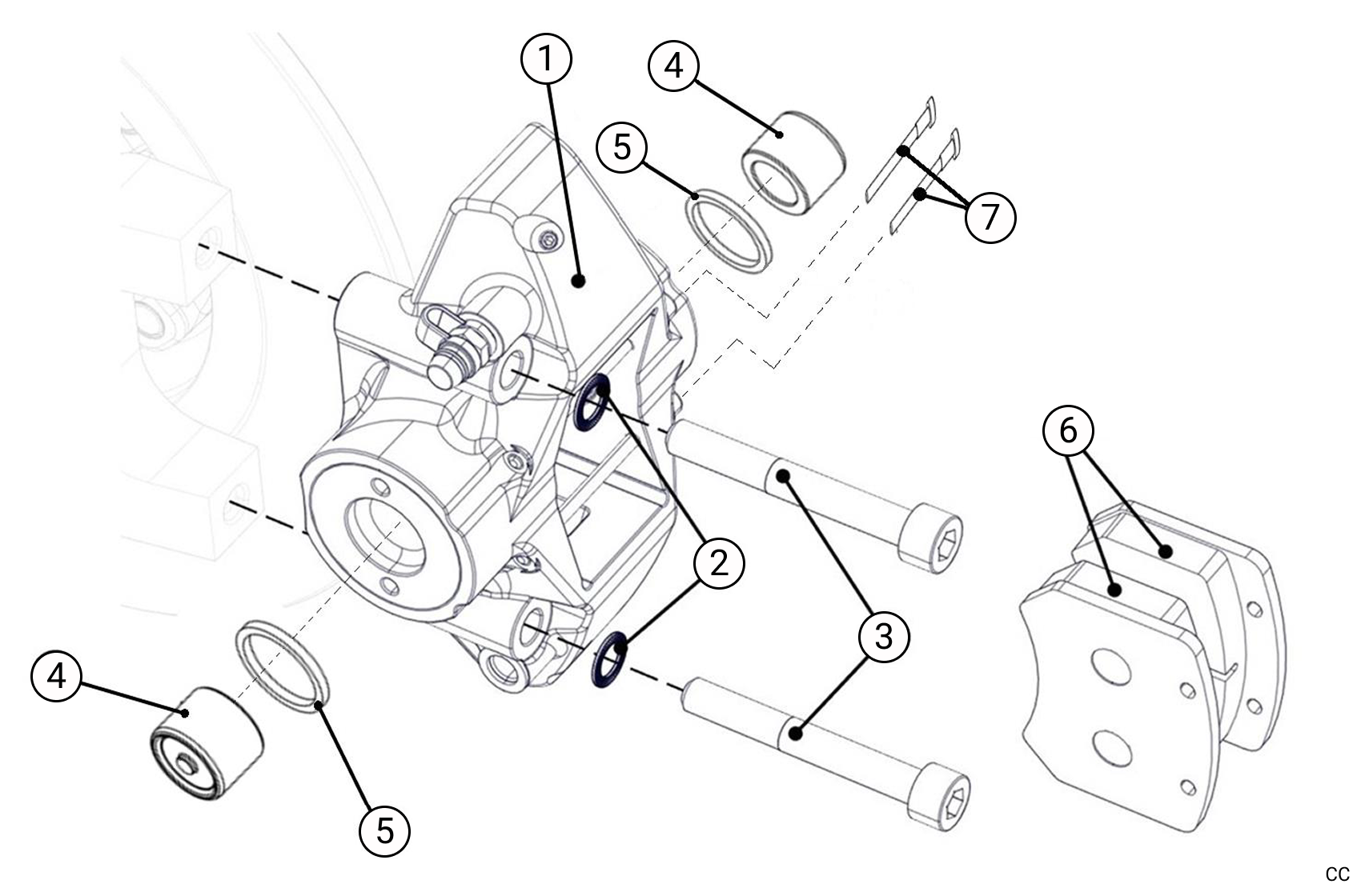 F40 - Rear Brake Calipers - Race and Rally