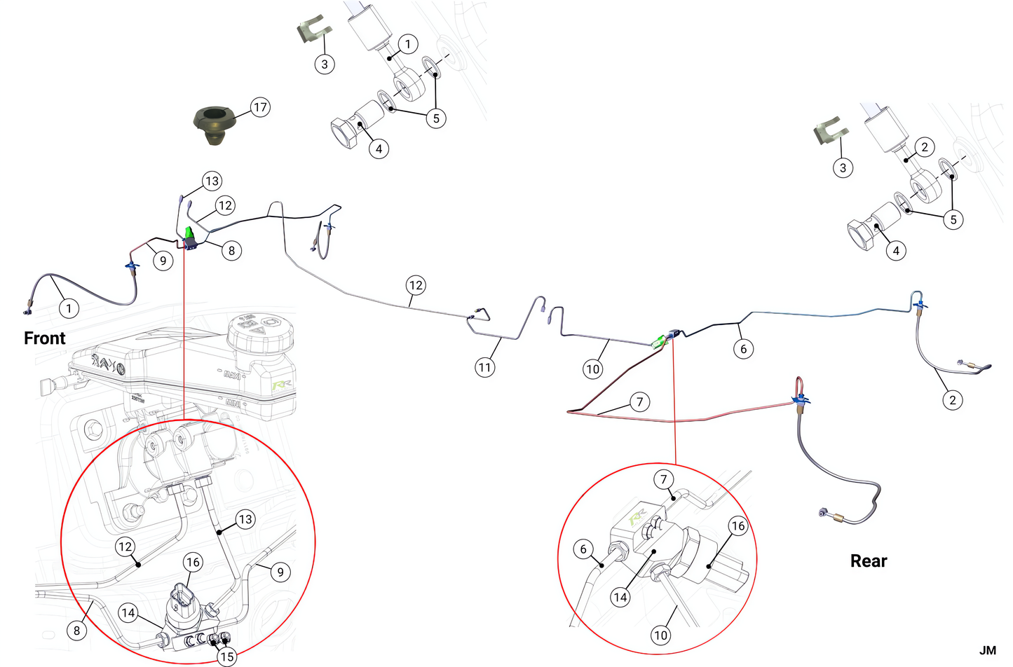 F63 - Brake Circuit - Race and Rally