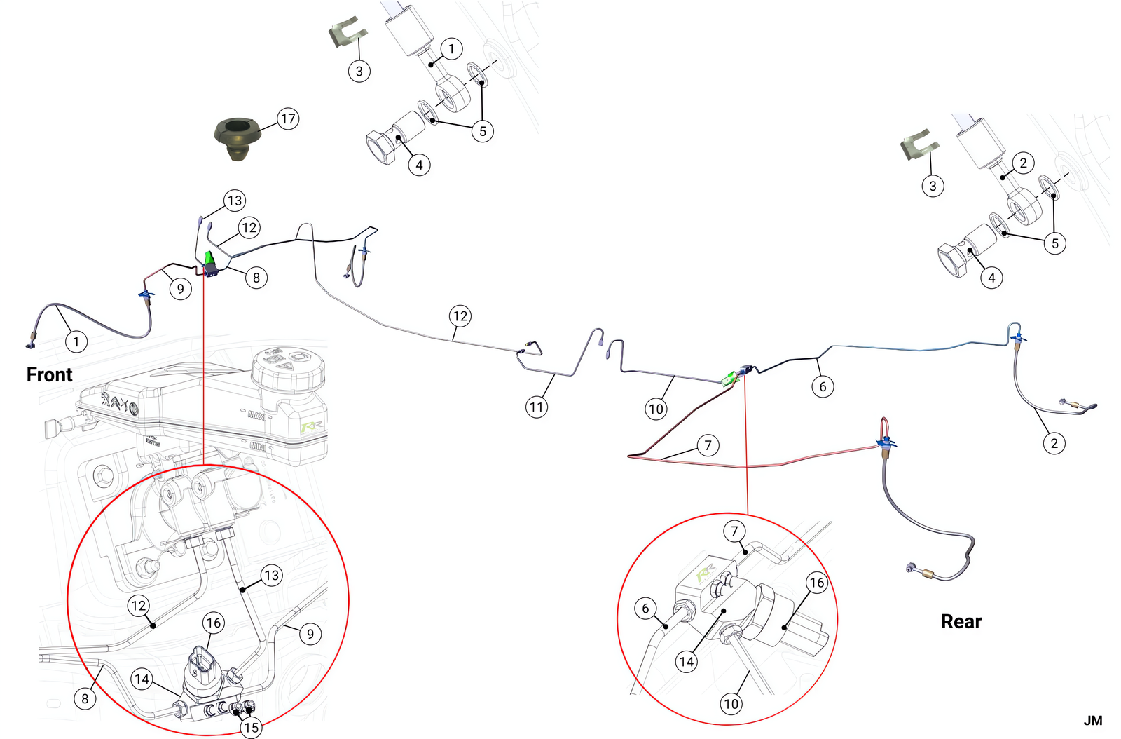 F63 - Brake Circuit - Race and Rally