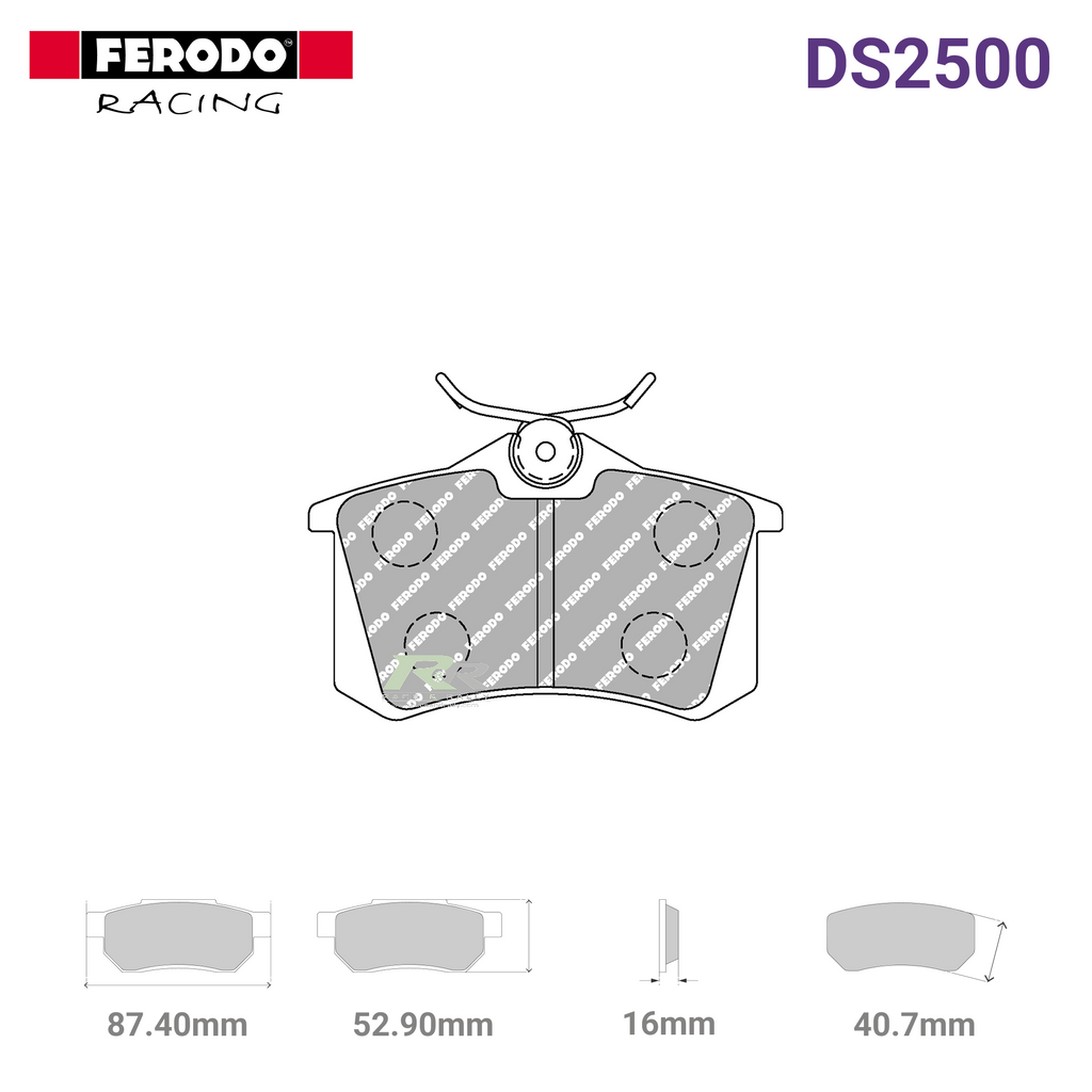 FCP1491H - (H) DS2500 Brake Pads