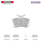 FCP1491H - (H) DS2500 Brake Pads