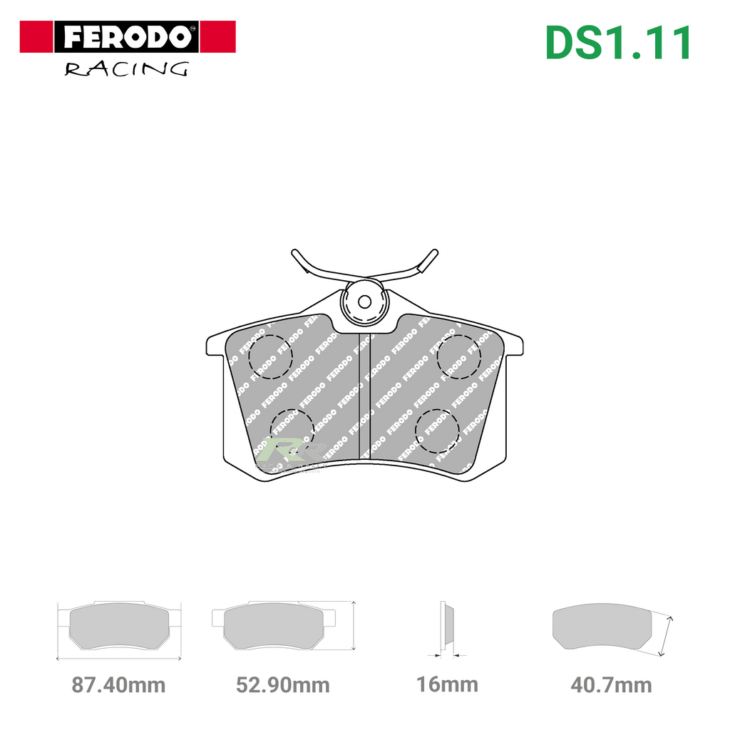 FCP1491W - (W/WB) DS1.11 Brake Pads