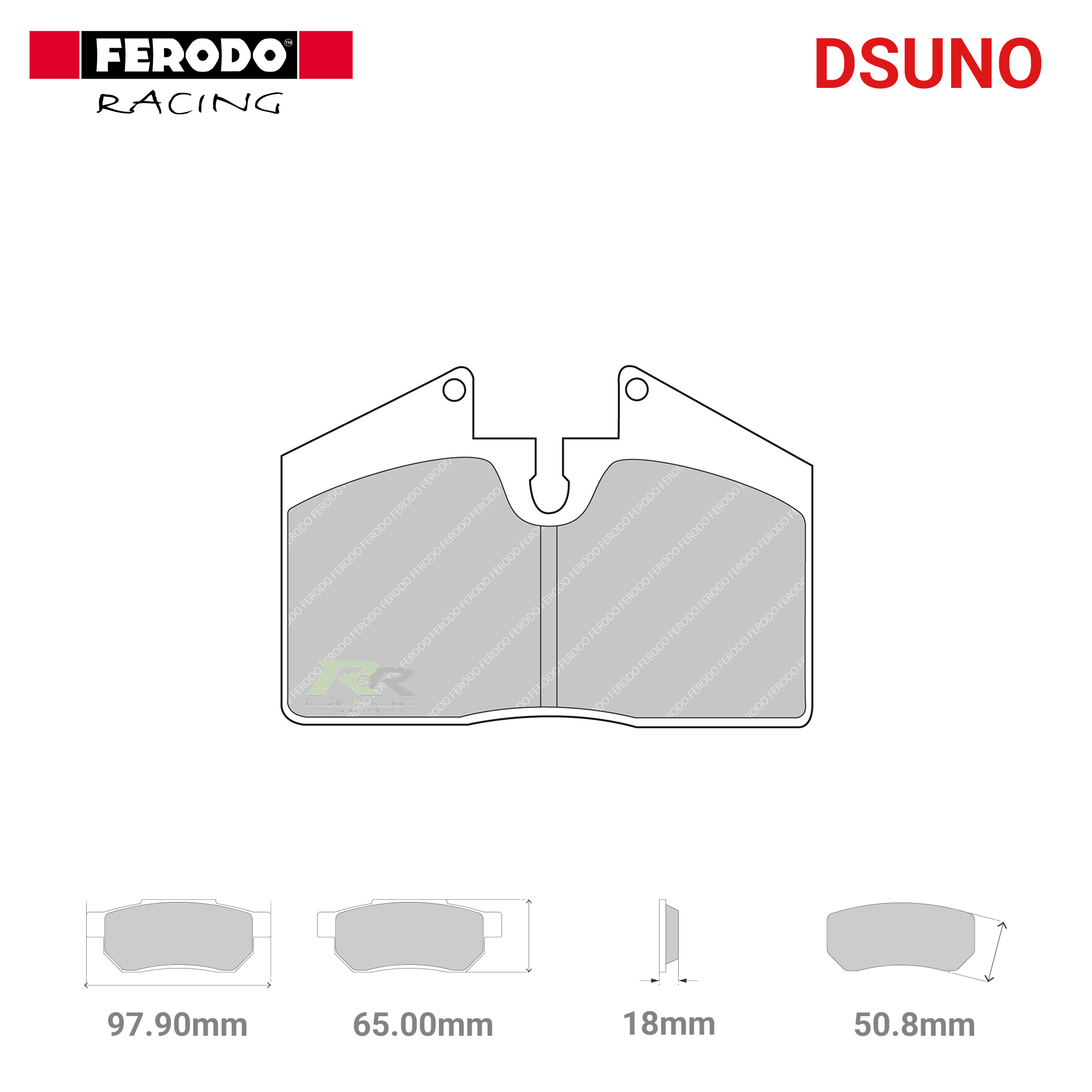FCP451Z - (Z) Dsuno Brake Pads - Race and Rally