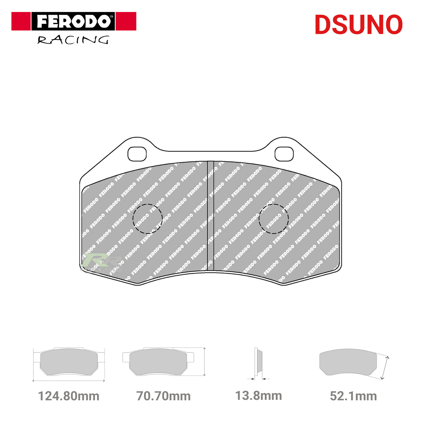 FCP4821Z - (Z) Dsuno Brake Pads - Race and Rally