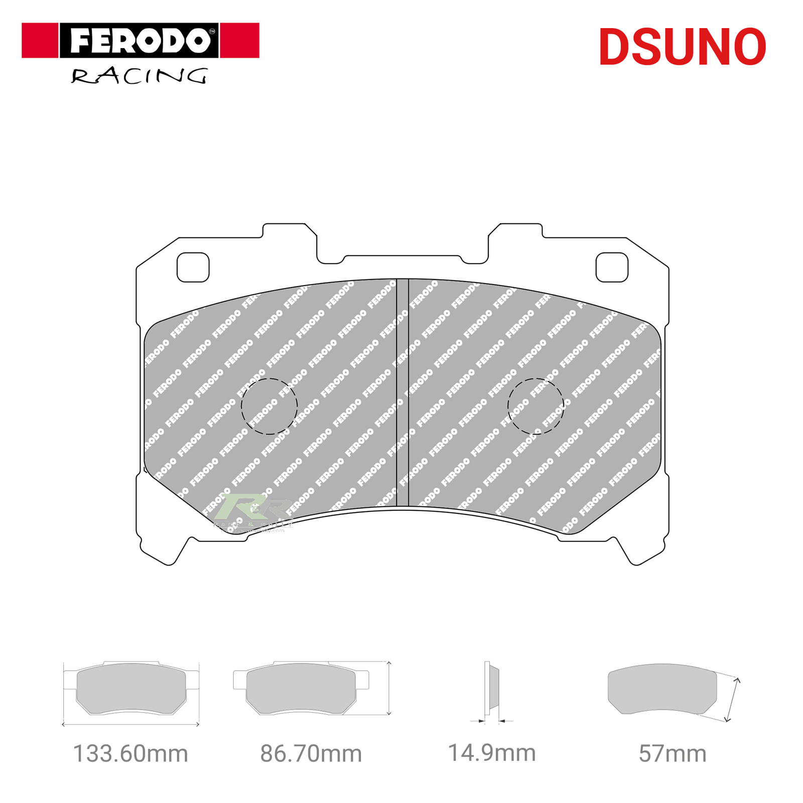 FCP5261Z - (Z/ZB) Dsuno Brake Pads