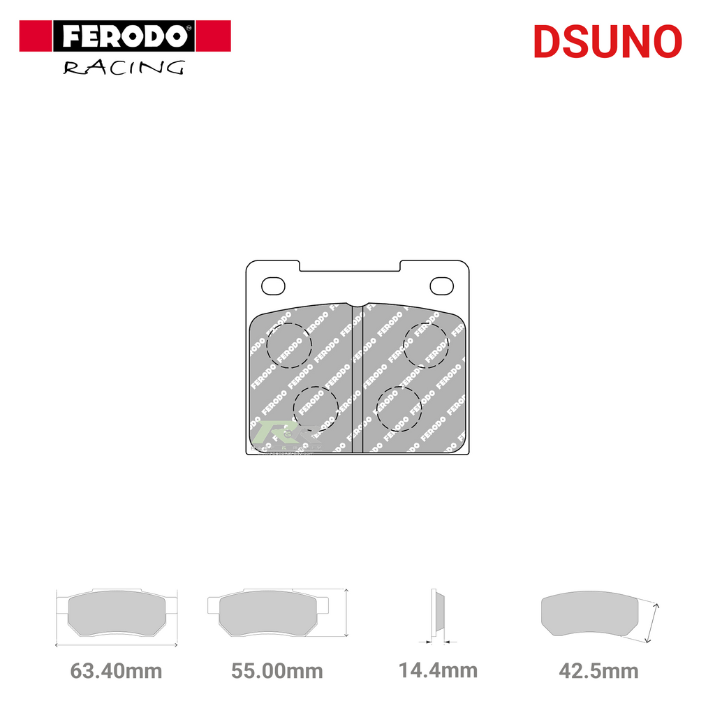 FCP809Z - (Z/ZB) Dsuno Brake Pads