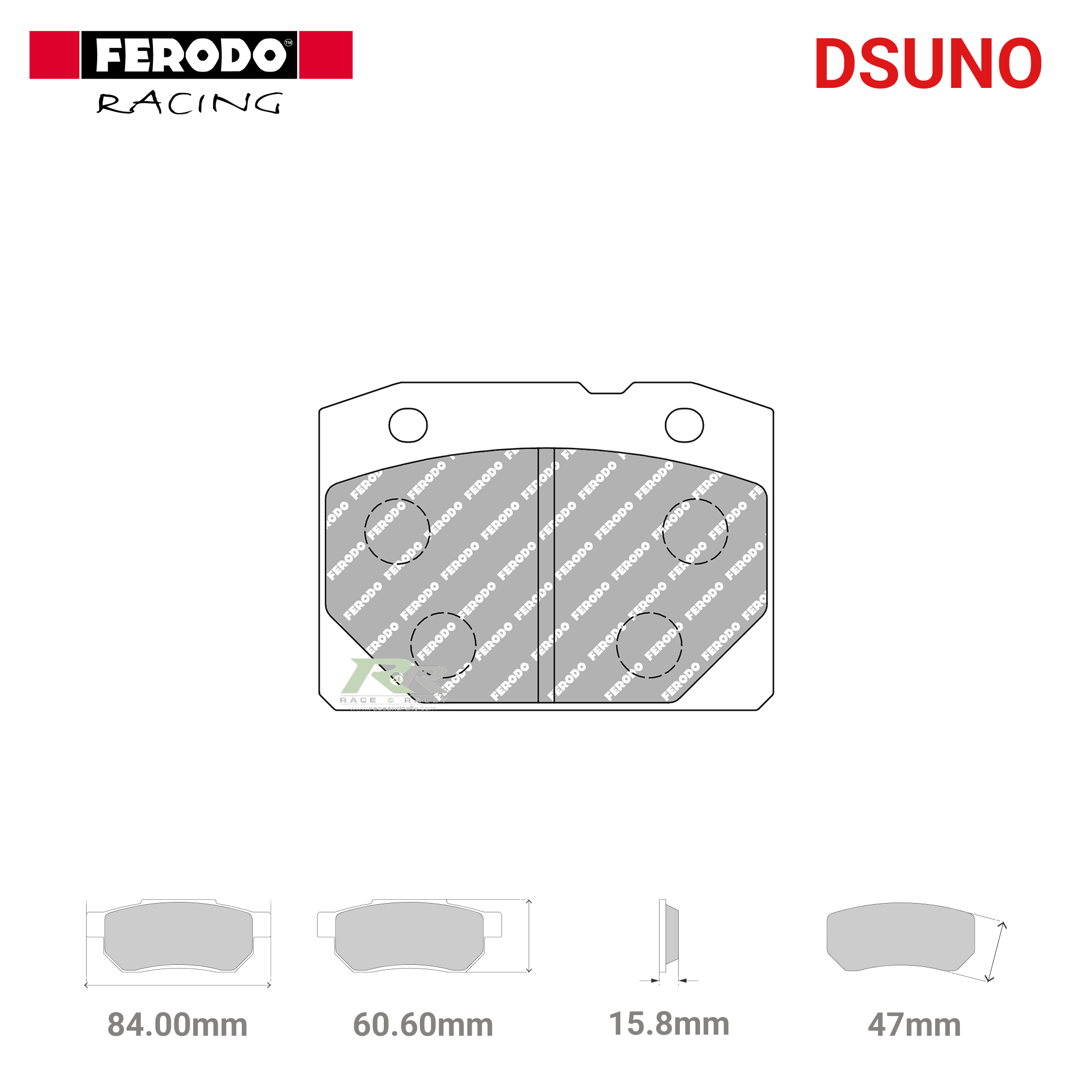 FCP96Z - (Z/ZB) DSuno Brake Pads - Race and Rally