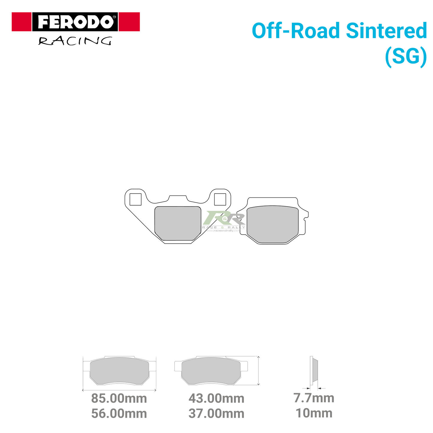 FDB314SG - (SG) - Off-Road Sintered Motorcycle Brake Pads