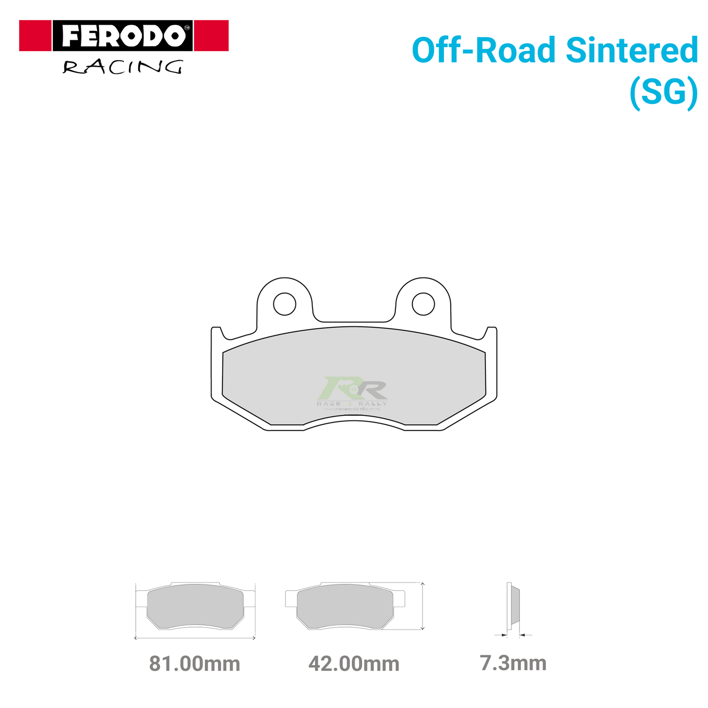 FDB382SG - (SG) - Off-Road Sintered Motorcycle Brake Pads