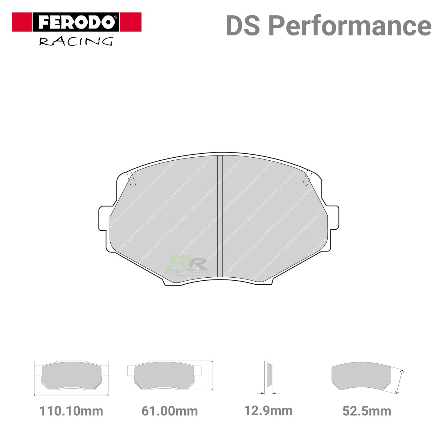 FDS1011 Ferodo High Performance Brake Pads - Race and Rally