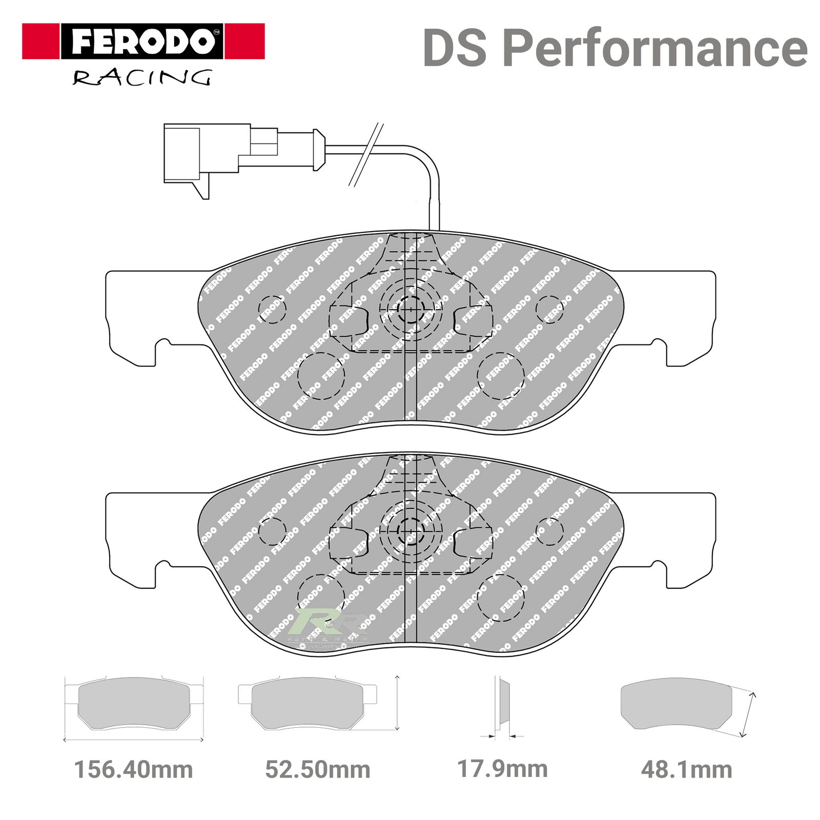 FDS1056 Ferodo High Performance Brake Pads - Race and Rally