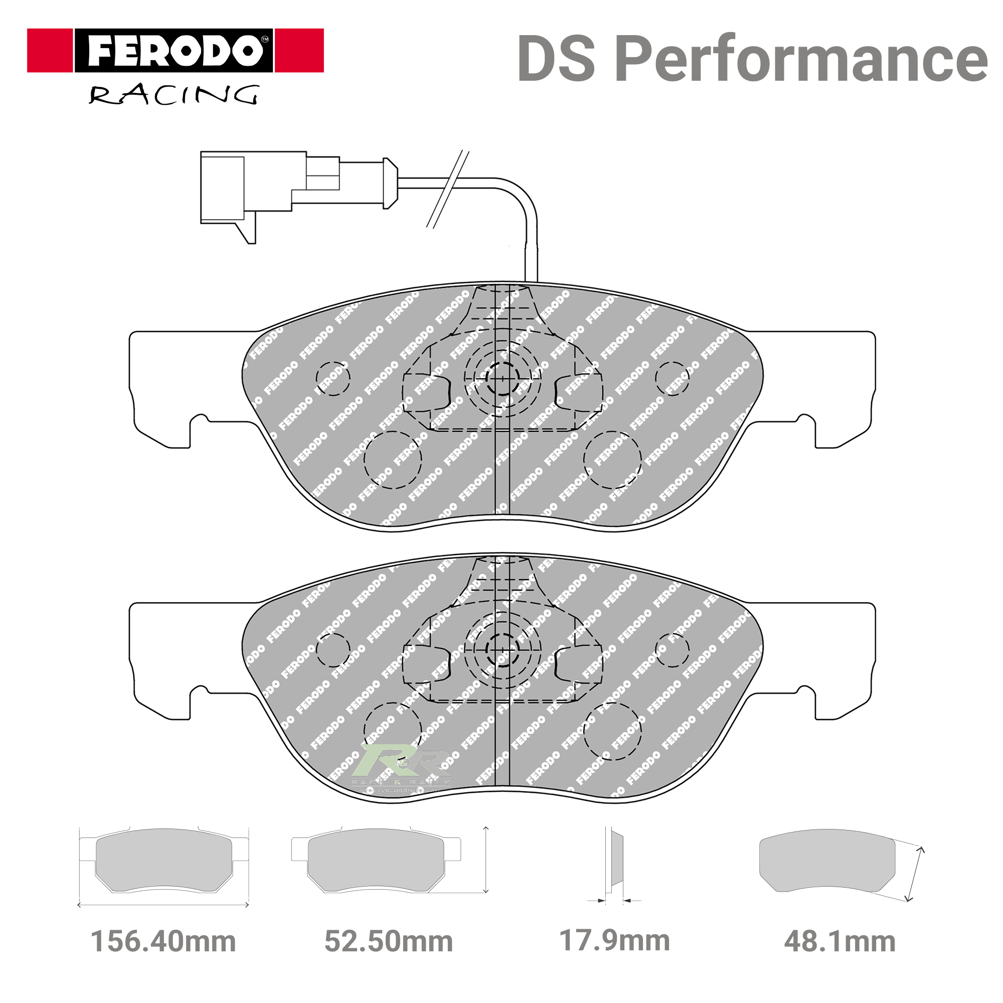 FDS1056 Ferodo High Performance Brake Pads - Race and Rally