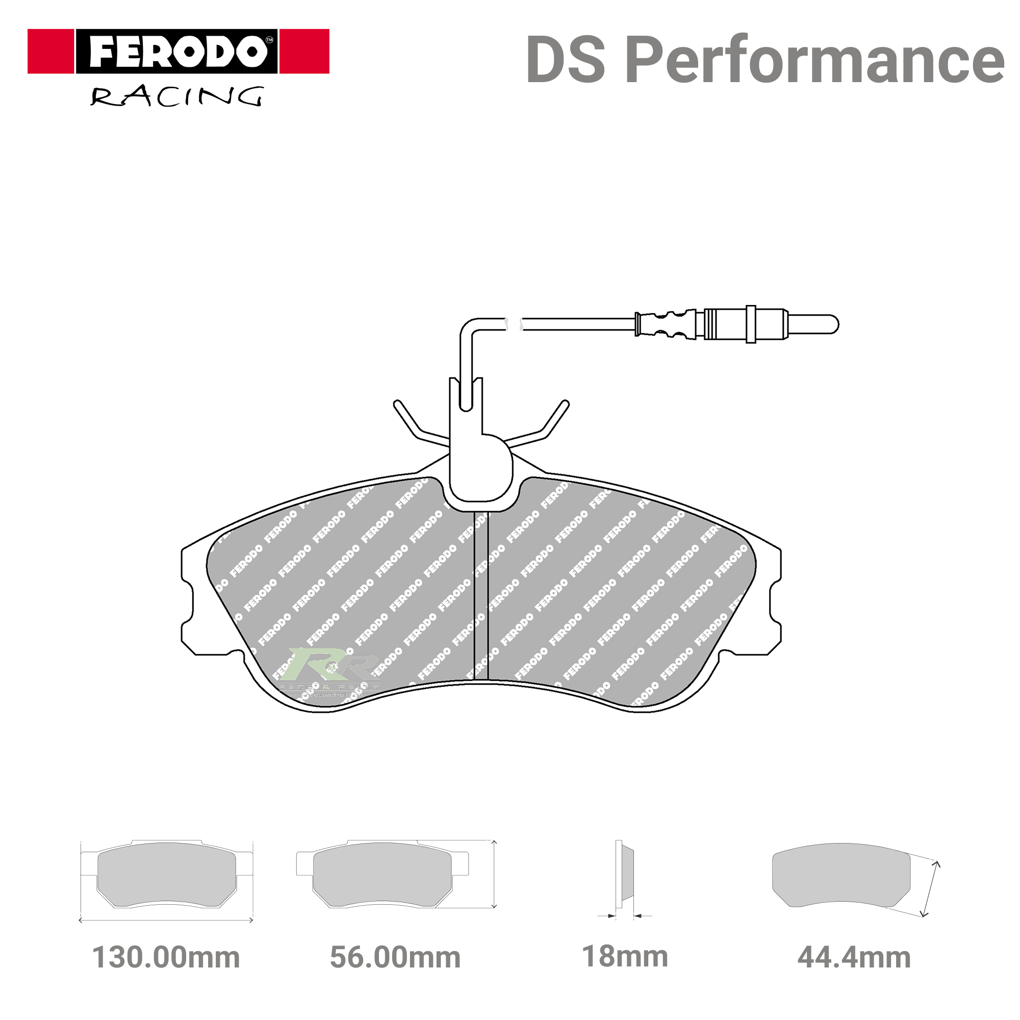 FDS1112 Ferodo High Performance Brake Pads - Race and Rally