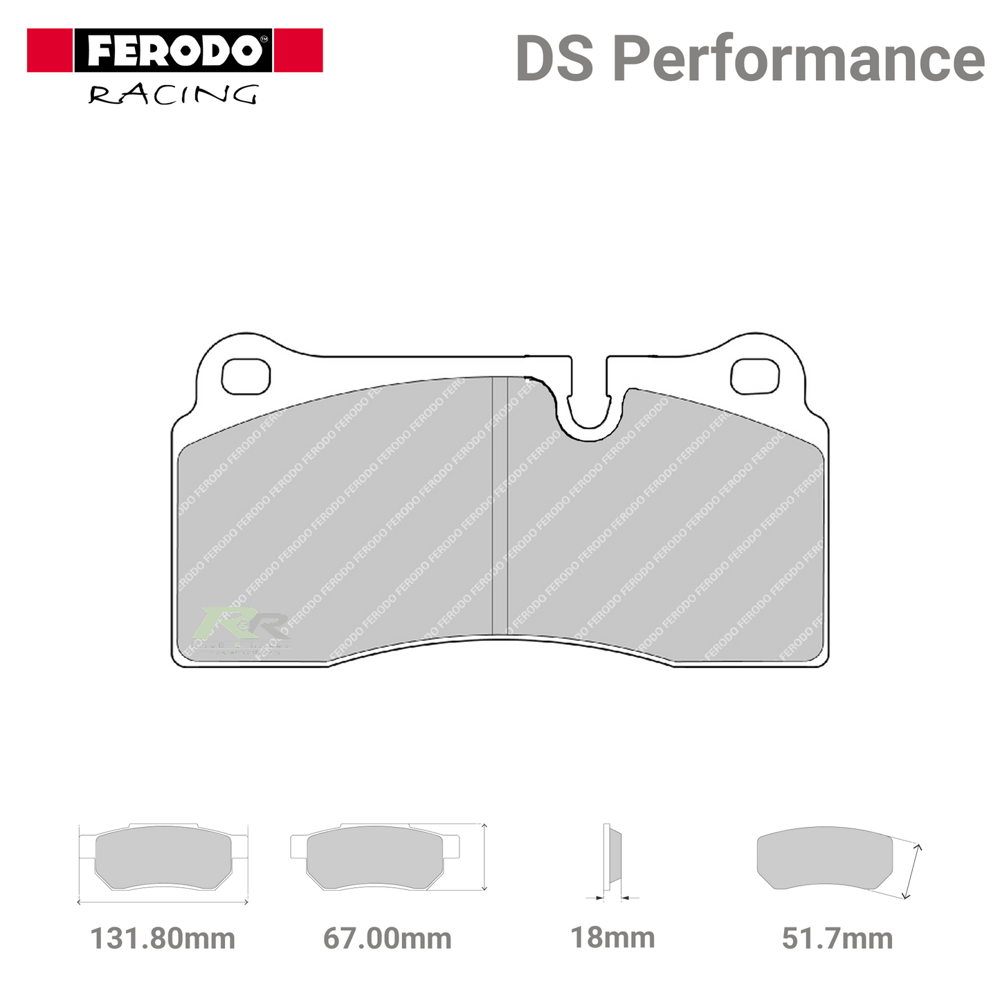 FDS1281 Ferodo High Performance Brake Pads - Race and Rally