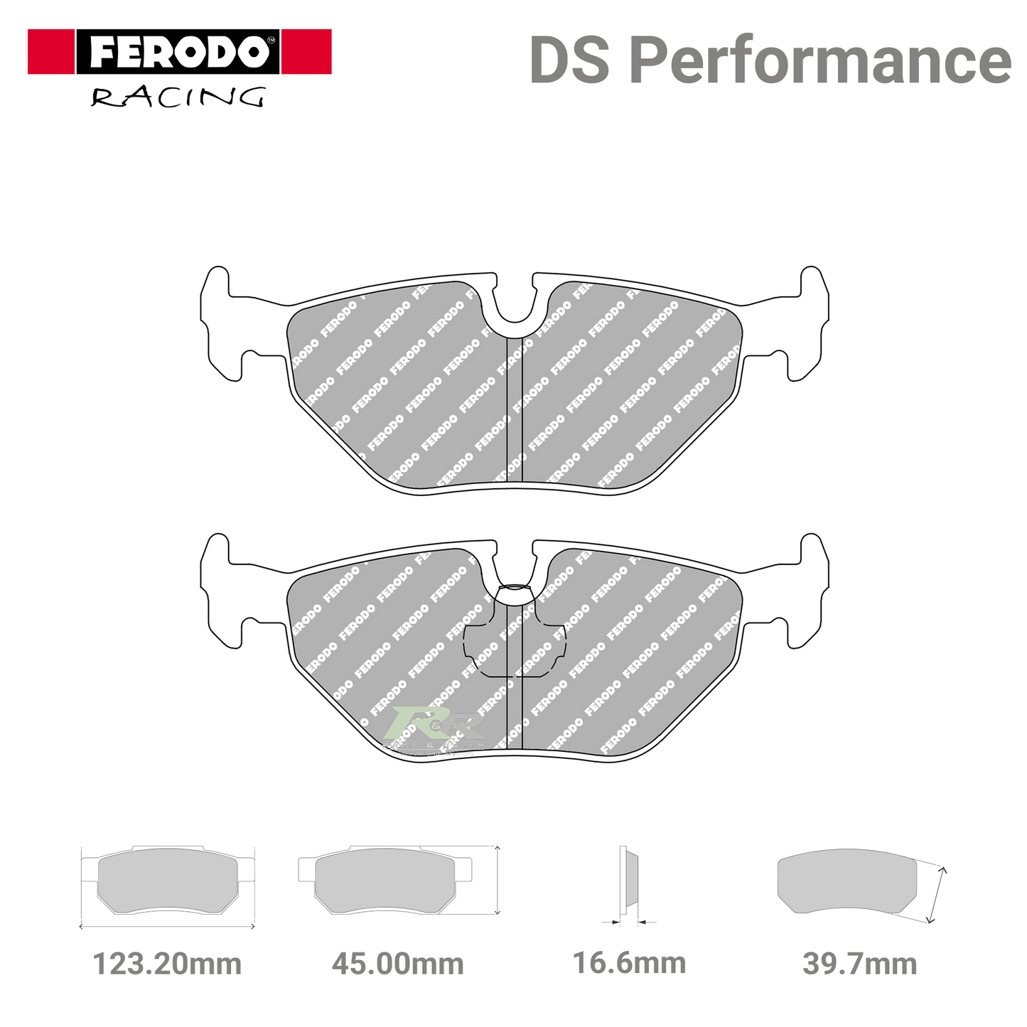 FDS1301 Ferodo High Performance Brake Pads - Race and Rally