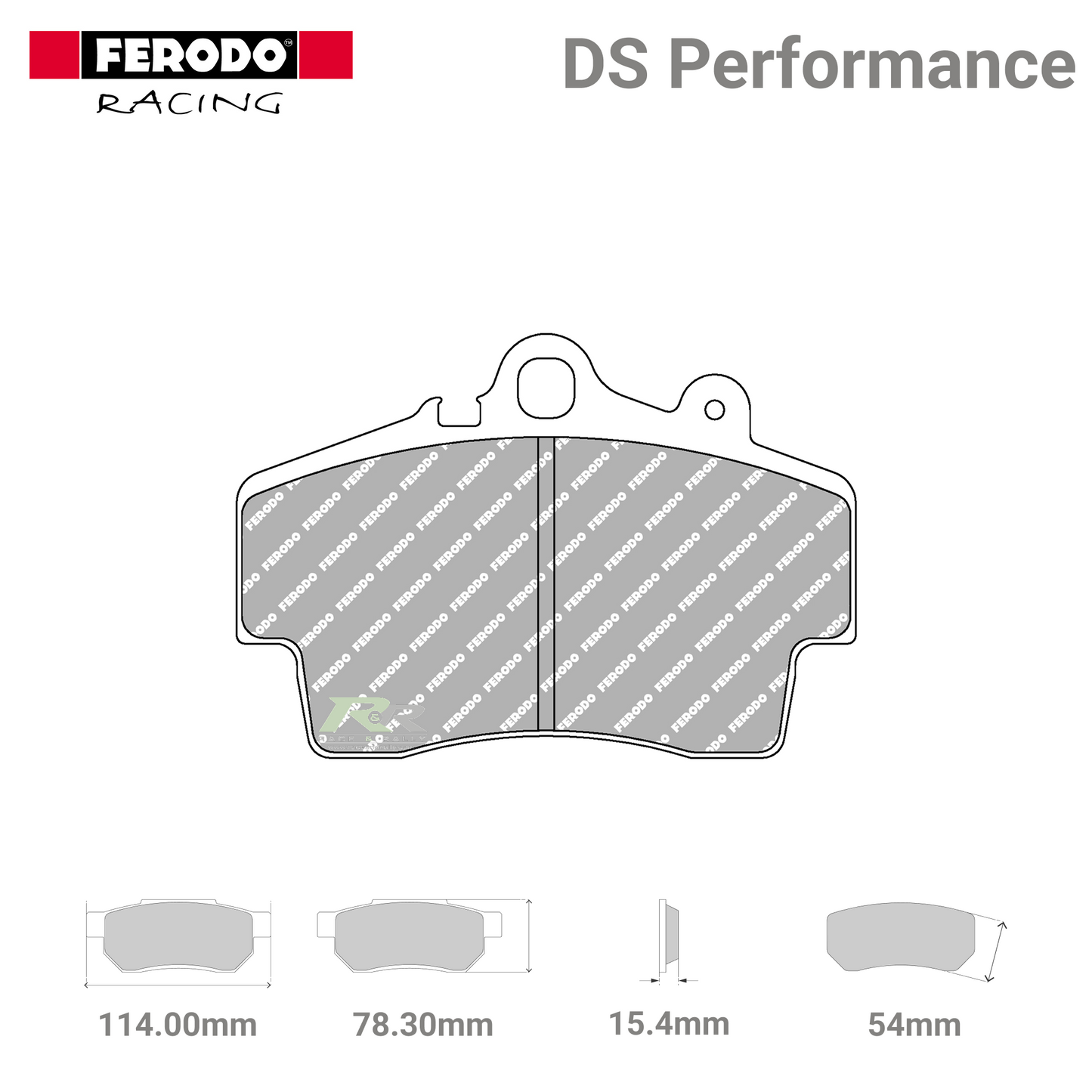 FDS1307 Ferodo High Performance Brake Pads - Race and Rally