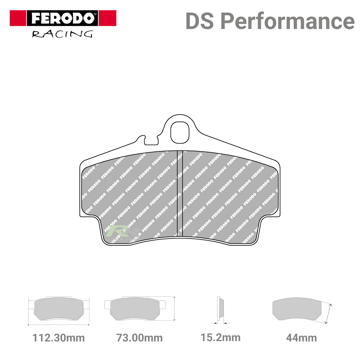 FDS1308 Ferodo High Performance Brake Pads - Race and Rally
