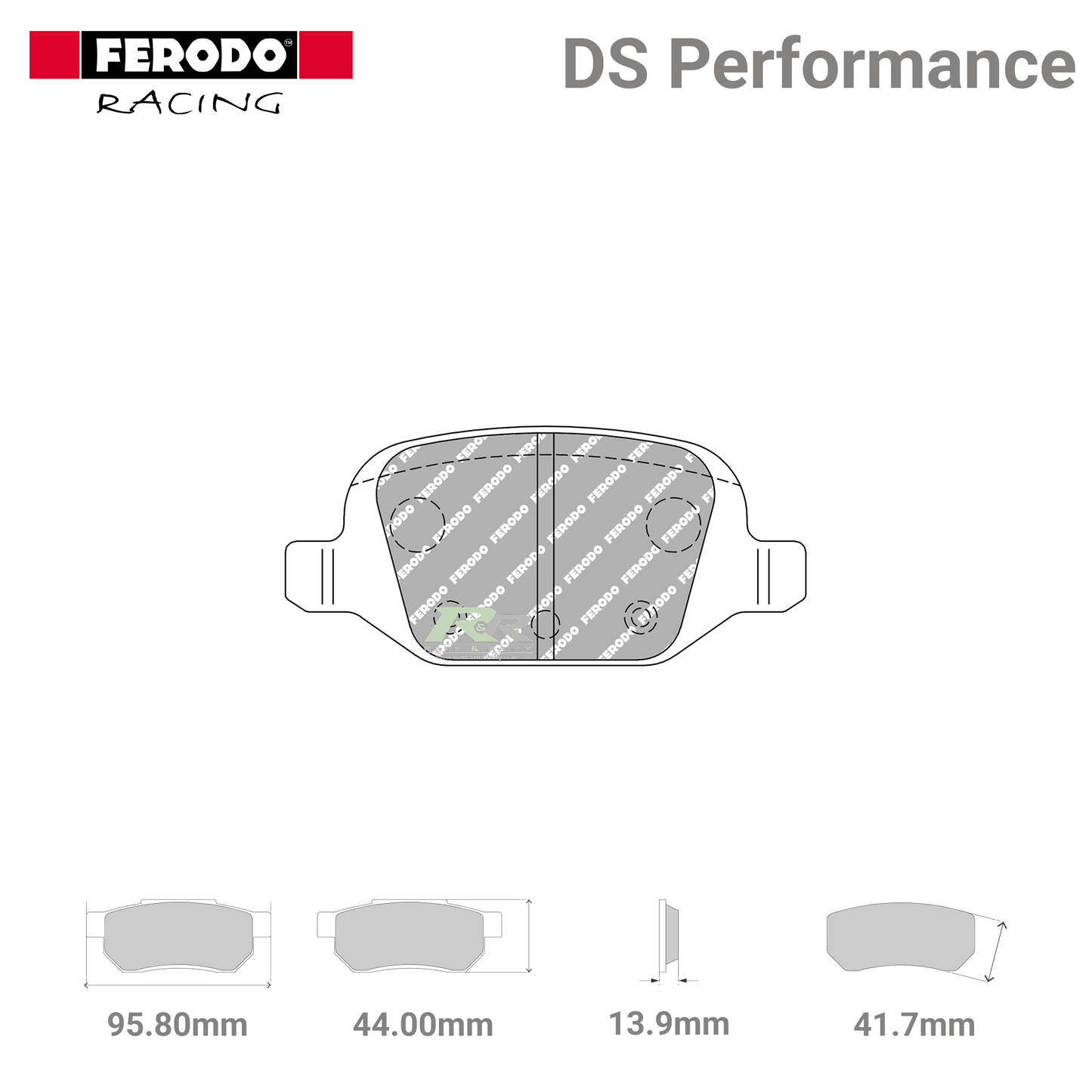 FDS1324 Ferodo High Performance Brake Pads - Race and Rally