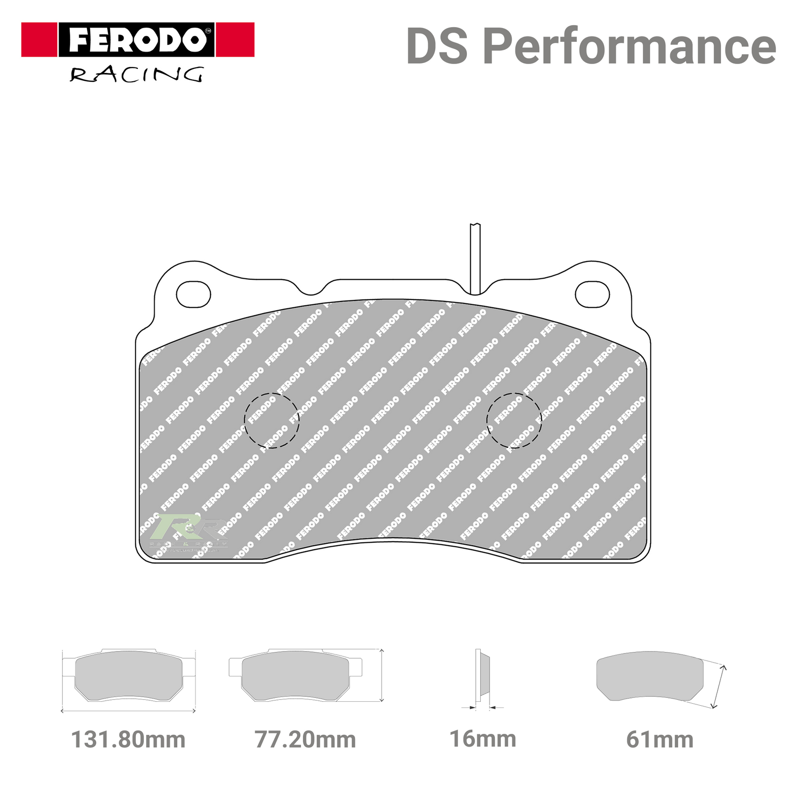 FDS1334 Ferodo High Performance Brake Pads - Race and Rally