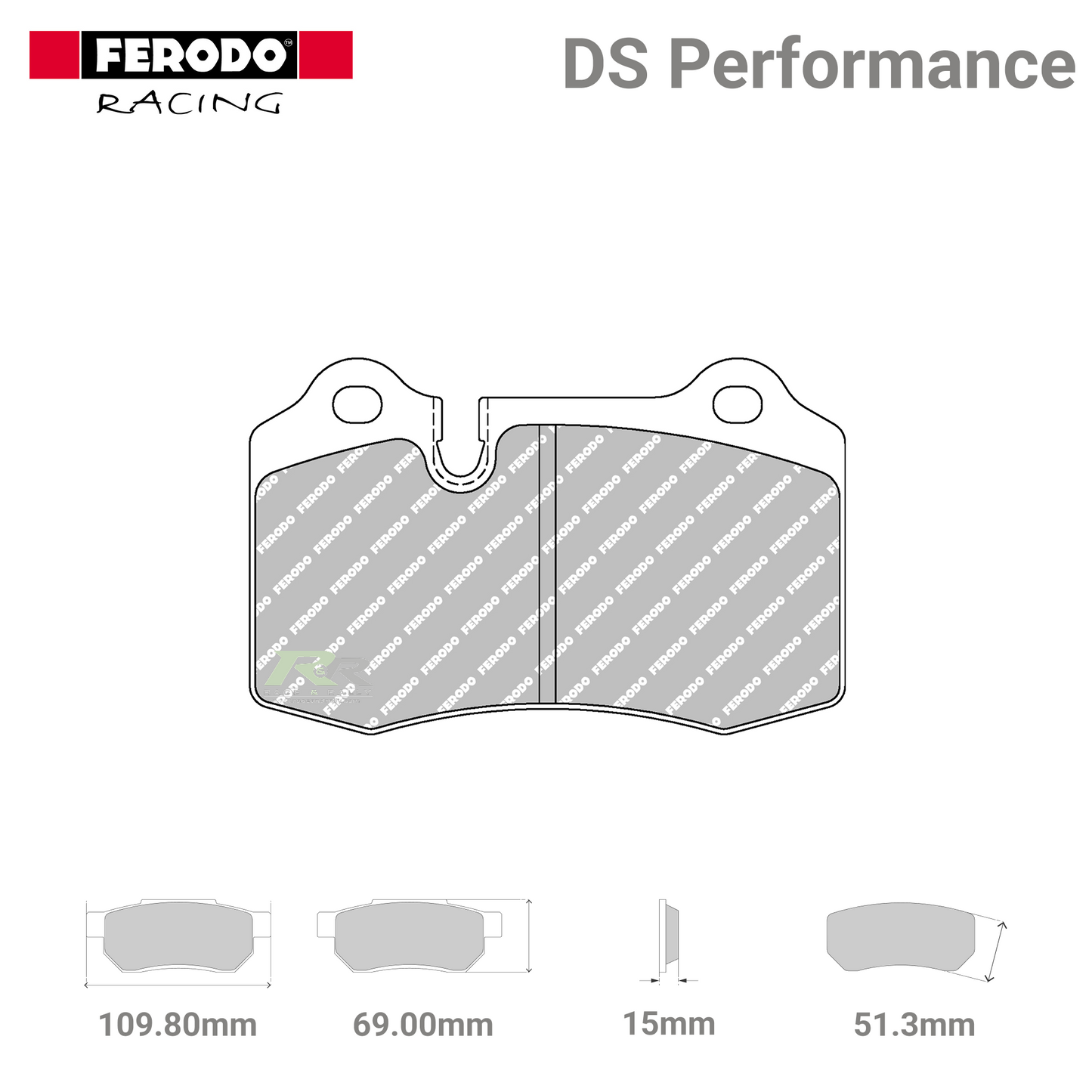 FDS1348 Ferodo High Performance Brake Pads - Race and Rally